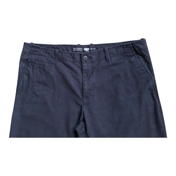 OLD NAVY Mens Size 40 Navy Blue Broken In Straight Chino Pants 29.5" Inseam - Picture 3 of 6